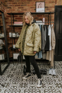 Emma Rose Style Frankie Shop Coat how to style