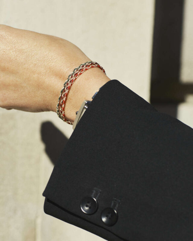 Emma Rose Style Threads of Friendship Bracelet Aurum + Grey