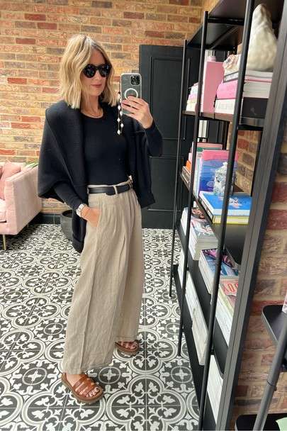 Free People Chino Trousers on Emma Rose Style
