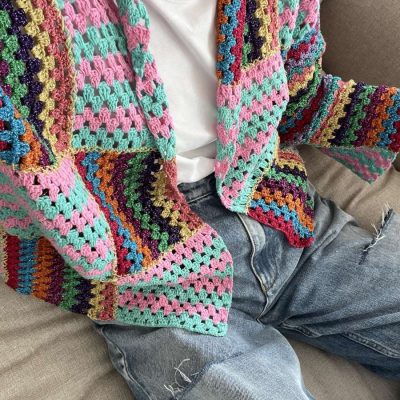Emma Rose Style Crochet Cardigan Netaporter